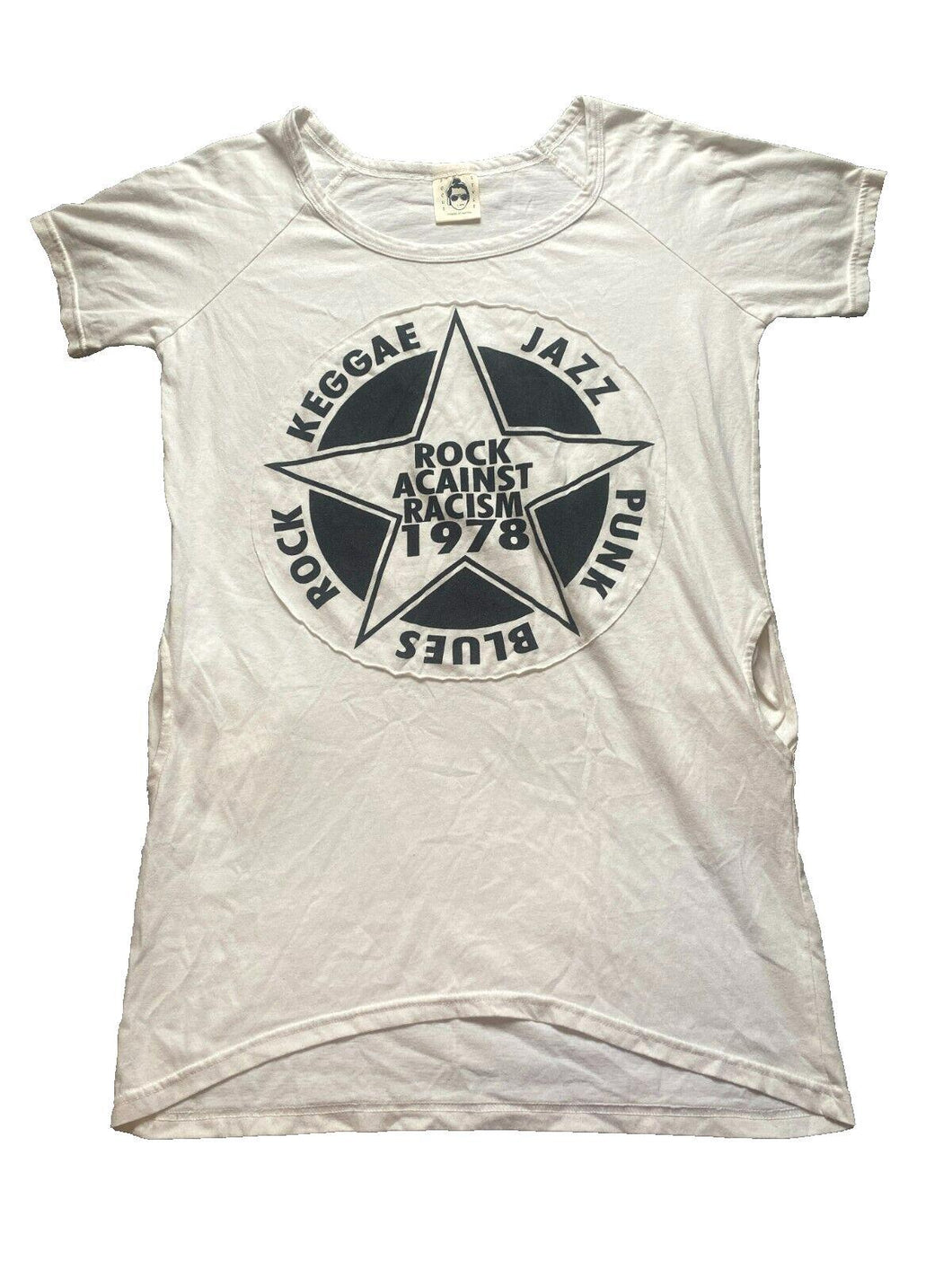Rock Against Racism Shirt Womens Extra Large CUSTOM Korea Reggae Jazz Punk Blues