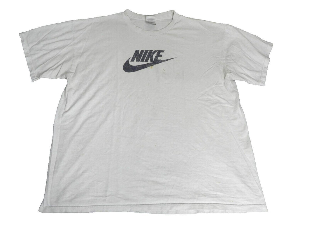 Vintage Nike Shirt Adult 2XL XXL Center Swoosh Short Sleeve Sportswear Y2K Mens