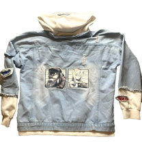 Load image into Gallery viewer, Angels of Death Jacket Womens 3XL Zack Foster Rachel Gardner Anime Hoodie Denim
