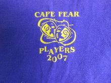 Load image into Gallery viewer, Charlie &amp; The Chocolate Factory Shirt Womens Small Purple Cape Fear Players 2007

