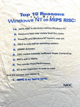 Load image into Gallery viewer, VTG Microsoft Windows NT Shirt Adult Large White Dingy Single Stitch 90s Mens
