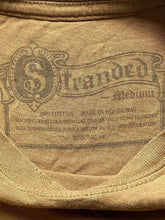 Load image into Gallery viewer, Stranded Shirt Adult Medium Bird Hand Tree Gothic Light Short Sleeve Brown Mens
