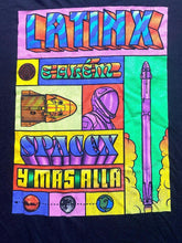 Load image into Gallery viewer, SpaceX LatinX Shirt Adult Extra Large Black Tesla NASA Rocket Ship Elon Musk Men
