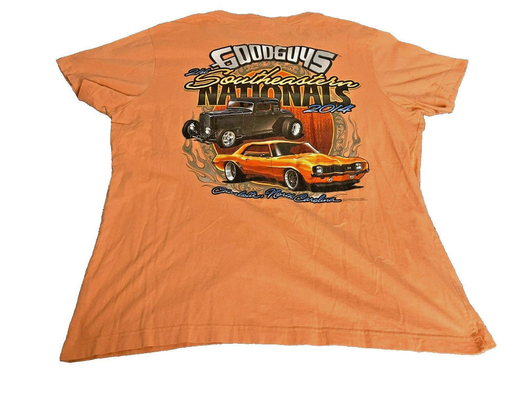 Good Guys Shirt Womens 2XL XXL 2014 21st Nationals Southeastern Car Show Hot Rod