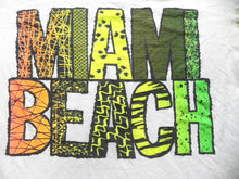 Load image into Gallery viewer, Vintage Miami Beach Shirt Adult Medium Single Stitch Summer  Spell Out 90s Mens
