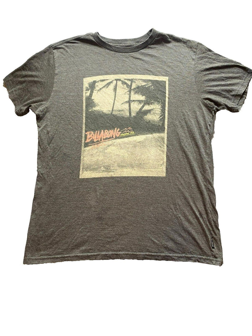 Billabong Shirt Adult Large Gray Surfer Surf Streetwear Beachy Retro Mens