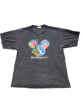 Load image into Gallery viewer, VTG Walt Disney World Shirt Adult Large Mickey Mouse Fireworks Flag Castle Mens
