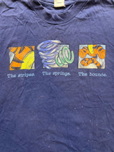 Load image into Gallery viewer, VTG Tigger Shirt Adult Extra Large Navy Stripes Springs Bounce Disney Tiger Mens
