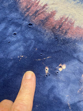 Load image into Gallery viewer, The Mountain Shirt Adult Medium Blue Peace Sign USA Flag Tie Dye Streetwear Mens
