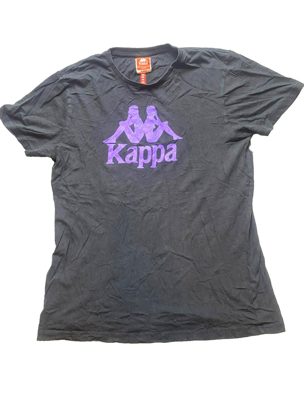 Kappa Shirt Womens Extra Large Black Sportswear Streetwear Estessi Logo Ladies