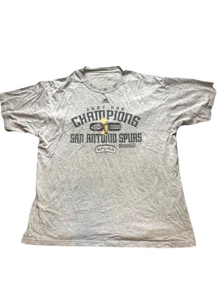 San Antonio Spurs Shirt Adult 2X Adidas Finals Champs NBA Basketball 2007 Mens