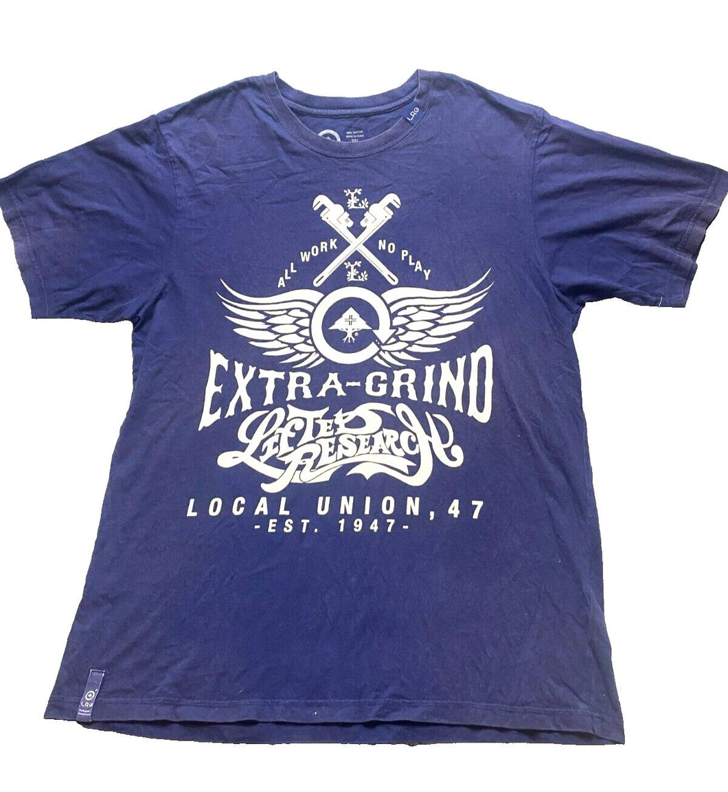 LRG Lifted Research Group Shirt Adult 2X XXL Plumbing Union Wings Grunge Mens