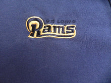 Load image into Gallery viewer, Vintage St Louis Rams Shirt Adult Extra Large Navy White NFL Football Polo Mens
