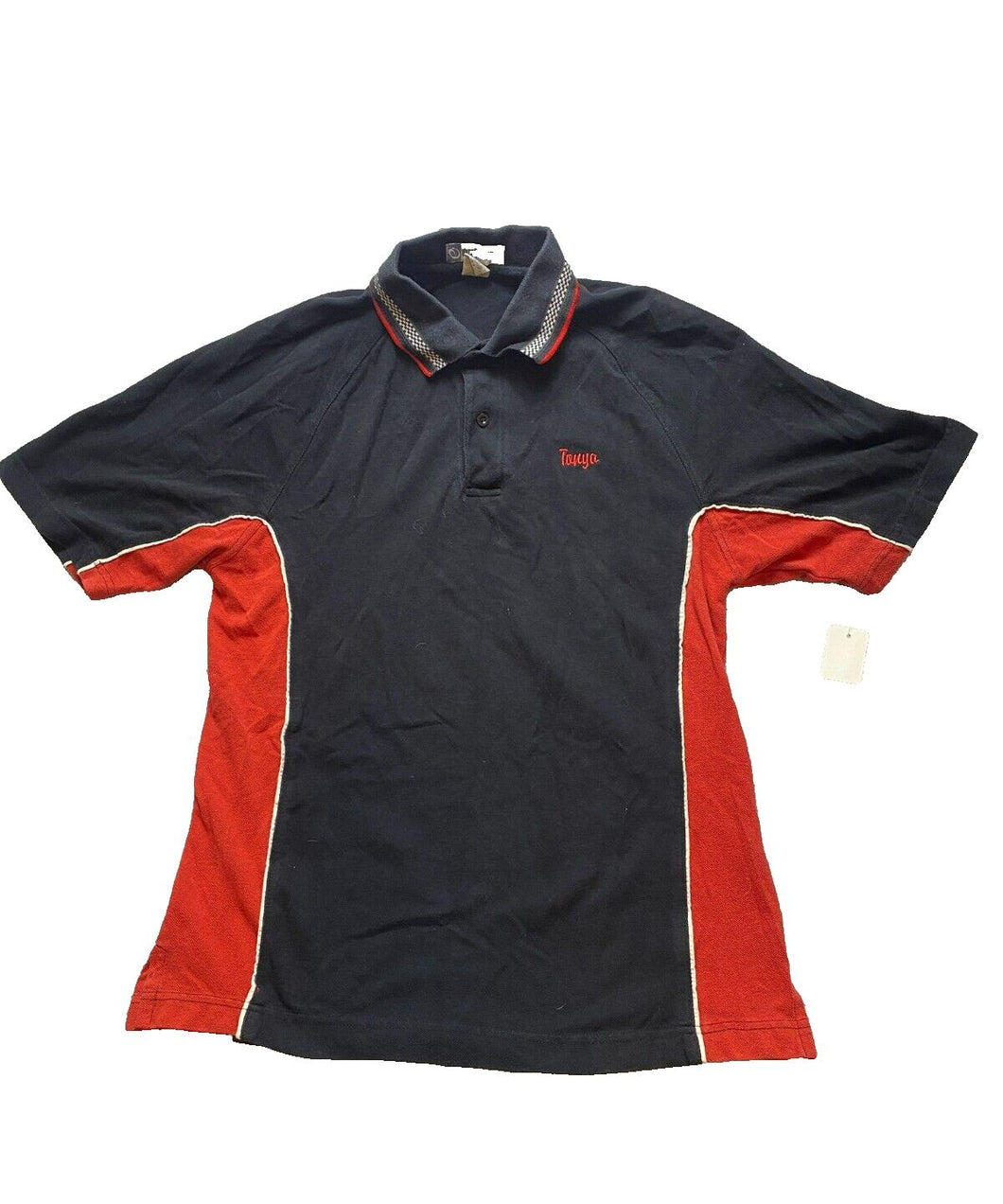 Extreme Shirt Adult Medium Black Red Tonya Embroidery Name Uniform Polo Mens