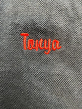 Load image into Gallery viewer, Extreme Shirt Adult Medium Black Red Tonya Embroidery Name Uniform Polo Mens
