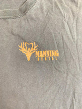 Load image into Gallery viewer, VTG Manning Dental Shirt Adult Medium Brown Deer Hunting Hunter Outdoor 90s Mens
