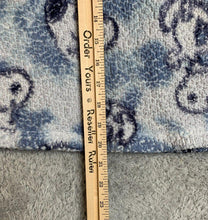 Load image into Gallery viewer, Peanuts Pajama Top Womens Medium Blue Sherpa AOP Snoopy Sleepwear Oversized
