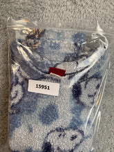 Load image into Gallery viewer, Peanuts Pajama Top Womens Medium Blue Sherpa AOP Snoopy Sleepwear Oversized
