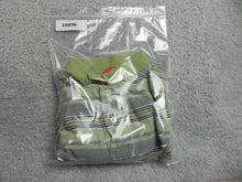Load image into Gallery viewer, IZOD Shirt Womens Small Green Gray Striped Preppy Rugby Golf Polo Sporty Ladies
