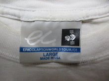 Load image into Gallery viewer, Vintage Eric Clapton Shirt Adult Large World Tour 2001 Concert Y2K Graphic Mens
