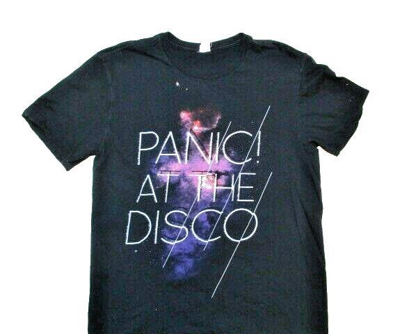 Panic At The Disco Shirt Adult Medium Galaxy Rock Music Concert Band Tee Mens