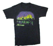 Load image into Gallery viewer, Vintage St Louis Womens Medium Skyline MO Arch Night Shirt Single Stitch Ladies
