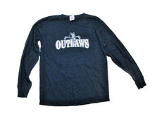 Load image into Gallery viewer, VTG Outlaws Shirt Adult Medium Long Sleeve Pullover Cowboys Lowrider Hat Mens
