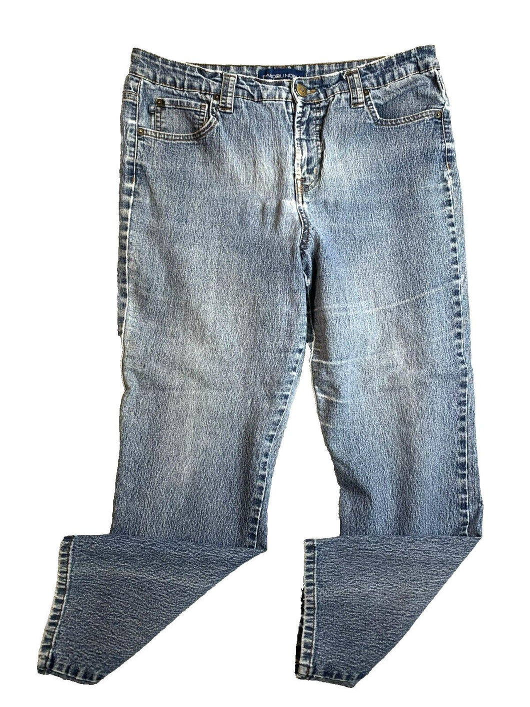 BandolinoBlu Jeans Womens 16 (35x28) Blue Mandie Classic Medium Wash Denim Lady