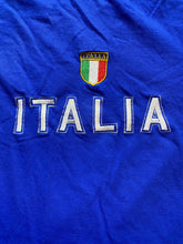 Load image into Gallery viewer, Italia Azzurri Futbol Shirt Adult Medium Embroidered Flag Logo Sportswear Mens
