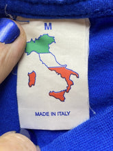 Load image into Gallery viewer, Italia Azzurri Futbol Shirt Adult Medium Embroidered Flag Logo Sportswear Mens
