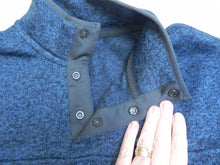 Load image into Gallery viewer, Eddie Bauer Sweater Adult Large Radiator Fleece Pullover Snap Neck Pullover Mens
