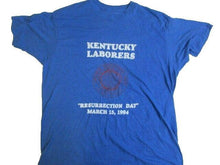Load image into Gallery viewer, VTG Kentucky Laborers Shirt Adult Large Resurrection Day Single Stitch UNION 90s
