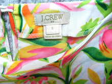 Load image into Gallery viewer, J Crew Shirt Womens Small Allover Print Floral Tropical Keyhole Blouse Ladies
