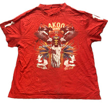 Load image into Gallery viewer, AKOO Shirt Adult 3X Red No Rivals No Camp American Eagle Black Panther Mens
