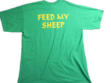 Load image into Gallery viewer, Vintage Judgement House Shirt Adult Large Green Feed My Sheep Christian Mens
