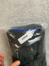 Load image into Gallery viewer, Burnside Jacket Adult Extra Large Gray Blue 1/4 Zip Sherpa Fleece Mock Neck Mens
