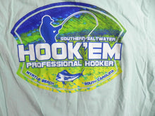 Load image into Gallery viewer, Saltwater Shirt Adult Extra Large Mint Green Hook&#39;Em Myrtle Beach Fishing Mens
