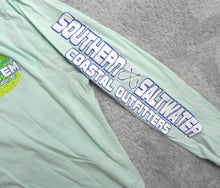 Load image into Gallery viewer, Saltwater Shirt Adult Extra Large Mint Green Hook&#39;Em Myrtle Beach Fishing Mens
