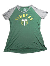 Load image into Gallery viewer, Portland Timbers Shirt Womens Medium Green Fanatics MLS Soccer Sportswear Ladies
