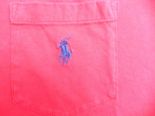 Load image into Gallery viewer, POLO Ralph Lauren Shirt Adult Large Red Pocket Blue Pony Golf Preppy Mens
