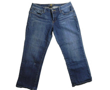 Load image into Gallery viewer, Lucky Brand Jeans Womens 14x32 (34x23.5) Blue Whiskered Straight Leg Denim Lady
