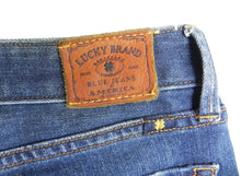 Load image into Gallery viewer, Lucky Brand Jeans Womens 14x32 (34x23.5) Blue Whiskered Straight Leg Denim Lady

