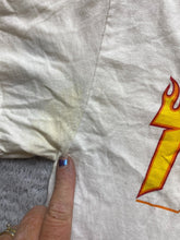 Load image into Gallery viewer, Thrasher Shirt Small Beige Magazine Flame Spell Out Skateboard Streetwear Mens
