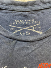 Load image into Gallery viewer, Grunt Style Shirt Adult 3X 3XL Navy Blue The High Speed Pursuit Grunge Rifle Men
