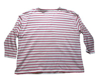 Load image into Gallery viewer, Talbots Shirt Womens 2X Henley Buttons Striped Casual Blouse Plus Ladies
