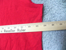 Load image into Gallery viewer, Tis The Season Shirt Adult Extra Large Red FOOTBALL Sitting Santa Sleeveless Men
