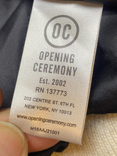 Load image into Gallery viewer, Opening Ceremony Jacket Adult Extra Small Navy Wool Letterman Varsity Snaps Mens
