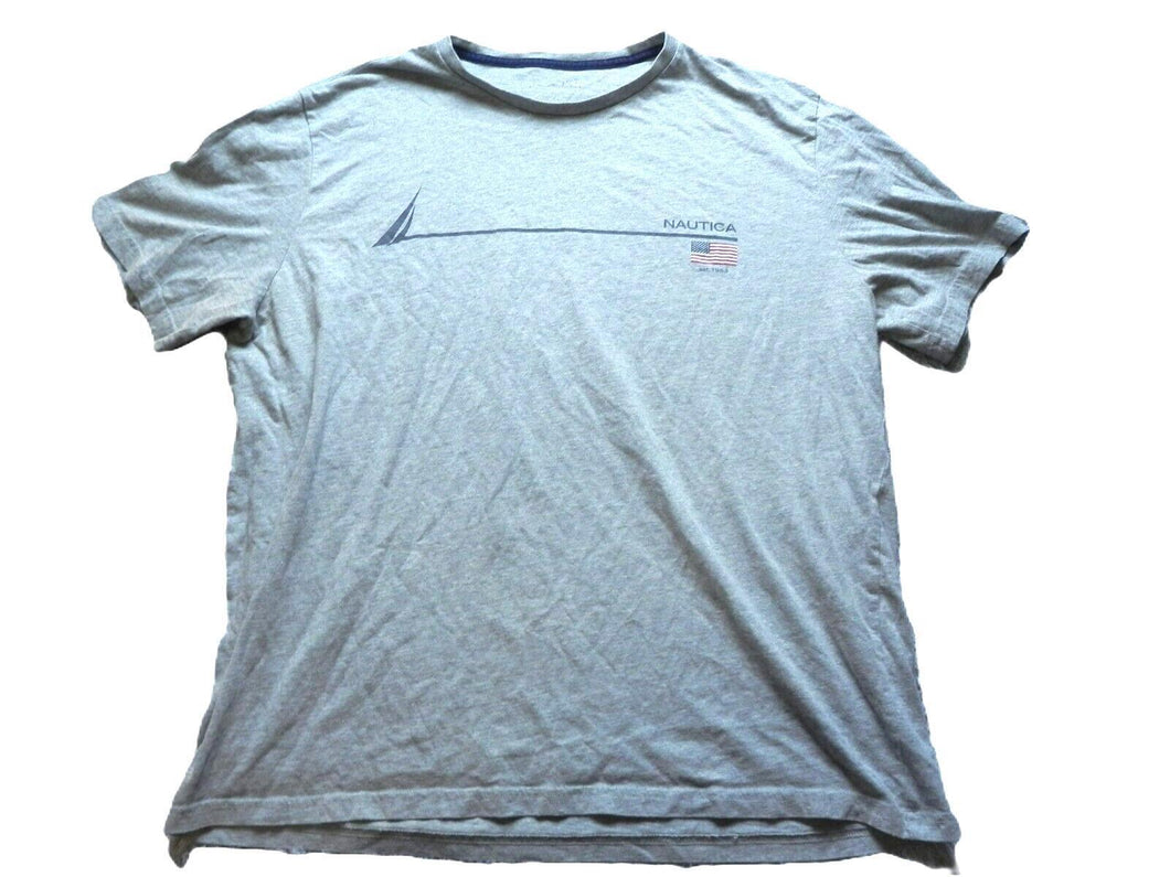 Nautica Shirt Adult Large USA American Flag  NAU US83 Patriotic Streetwear Mens