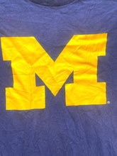 Load image into Gallery viewer, Michigan Wolverines Shirt Adult Medium Navy Football University NCAA College men
