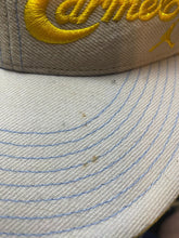 Load image into Gallery viewer, Air Jordan Wings Hat Cap 7 3/8 Baseball Jumpman Carmelo Anthony Wool Gray Beige
